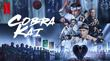 Upoutávka na seriál Cobra Kai